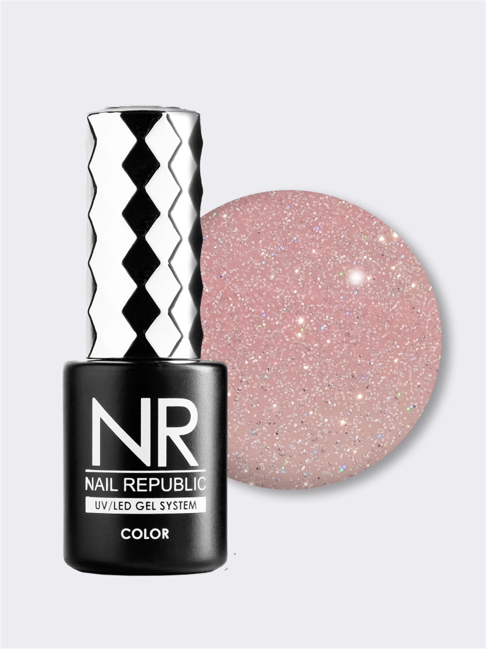 NR-387 Lipstick гель-лак, Авантюрин розовый (10 мл)