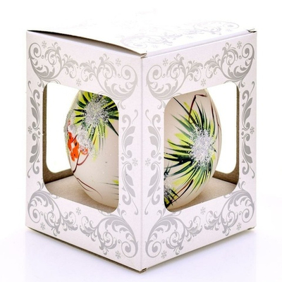 Шар новогодний "Волшебный лес" Куропатка,2 100 мм