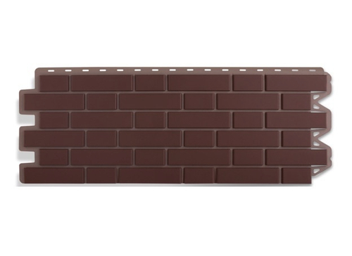 Фасадная панель Кирпич Клинкерный Альта профиль Цвет Коричневый