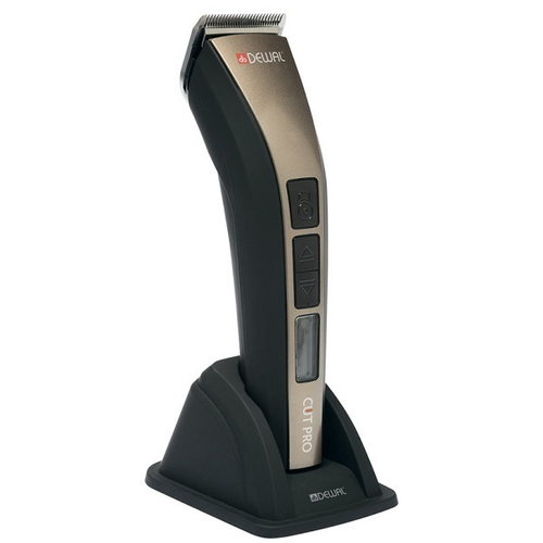 Машинка для стрижки аккумуляторно-сетевая золотистая Dewal Cut Pro