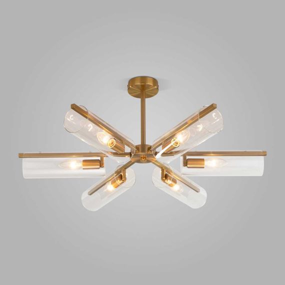 Потолочная люстра Eurosvet Trompeta 70144/6 латунь