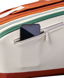 Теннисная сумка Wilson Roland Garros Super Tour 9PK 2026 - cream/clay/green