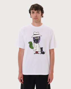 UNDERCOVER ФУТБОЛКА БЕЛАЯ С ПРИНТОМ