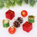 Набор украшений «Весёлая зима» 19.5*8*8 см (20 предметов), Мультицвет