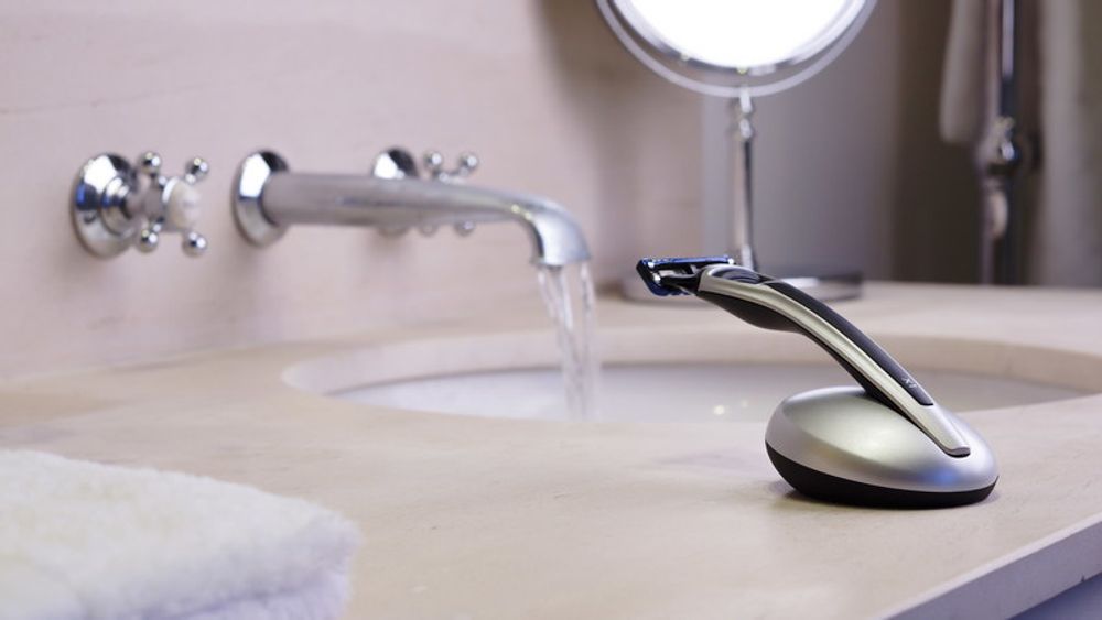 Бритва Bolin Webb X1, серебристая, черный акцент, Gillette Fusion (BW X1 ARG BLK)