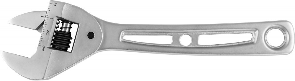 W27AR10 Ключ разводной облегченный трещоточный, 0-35 мм, L-250 мм