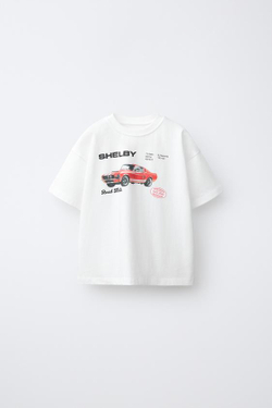 ZARA ФУТБОЛКА SHELBY®, БЕЛЫЙ