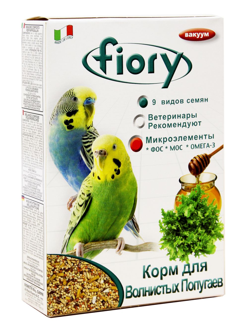 Корм для волнистых попугаев FIORY Pappagallini