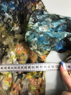 Блузка Apriori прозрачная, маркировка 38, визуально на 46 размер