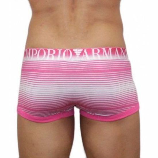 Мужские трусы хипсы Emporio Armani Pink Boxer
