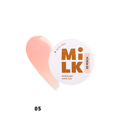 Бескислотный холодный гель для моделирования и укрепления Milk Modeling cool gel 05 Peach 15г