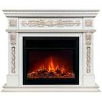 Каминокомплект Real Flame Estella 25,5/26 WT с очагом Moonblaze Deluxe Black