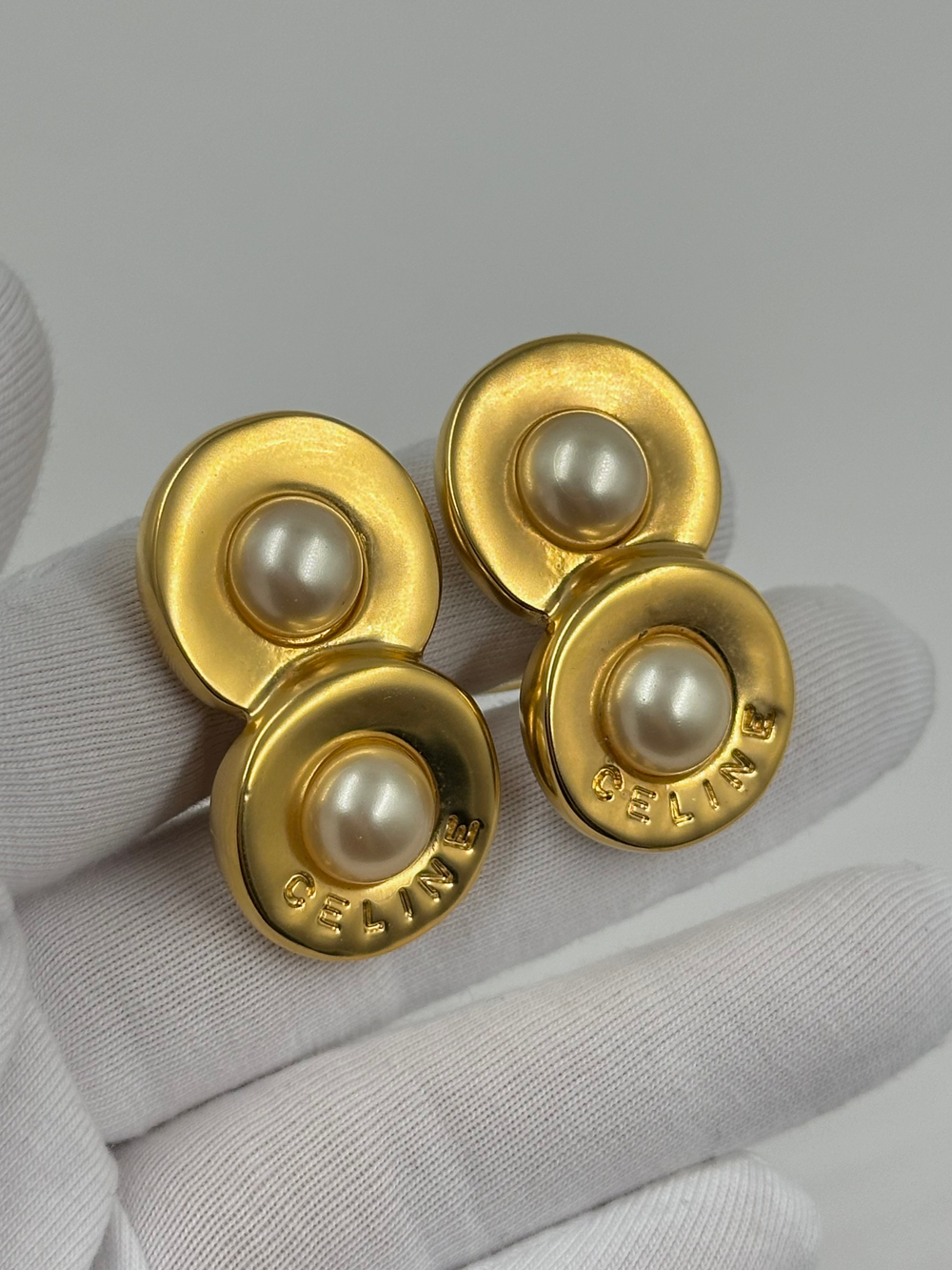 Комплект из клипс и цепи Celine