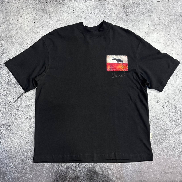 Футболка Saw logo bird black