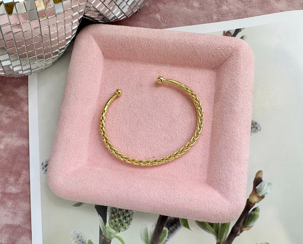 Браслет жесткий "Плетение"