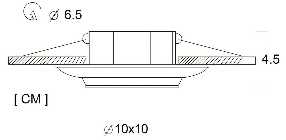 Точечный встраиваемый светильник Arte Lamp