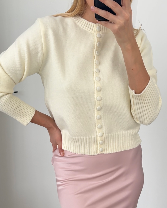 Кардиган вязаный на пуговицах