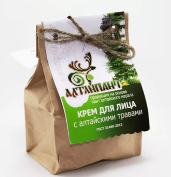 Пантовый крем для лица с алтайскими травами