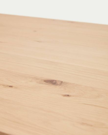 Yain Раздвижной стол из дубового шпона и массива дуба 120 (180) x 80 см La Forma Испания