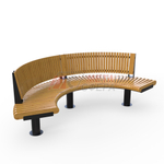 Скамейка Rail Road 01 внутренний радиус