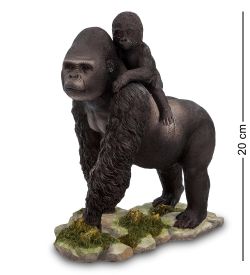 Veronese WS-714 Статуэтка «Горилла с детенышем»