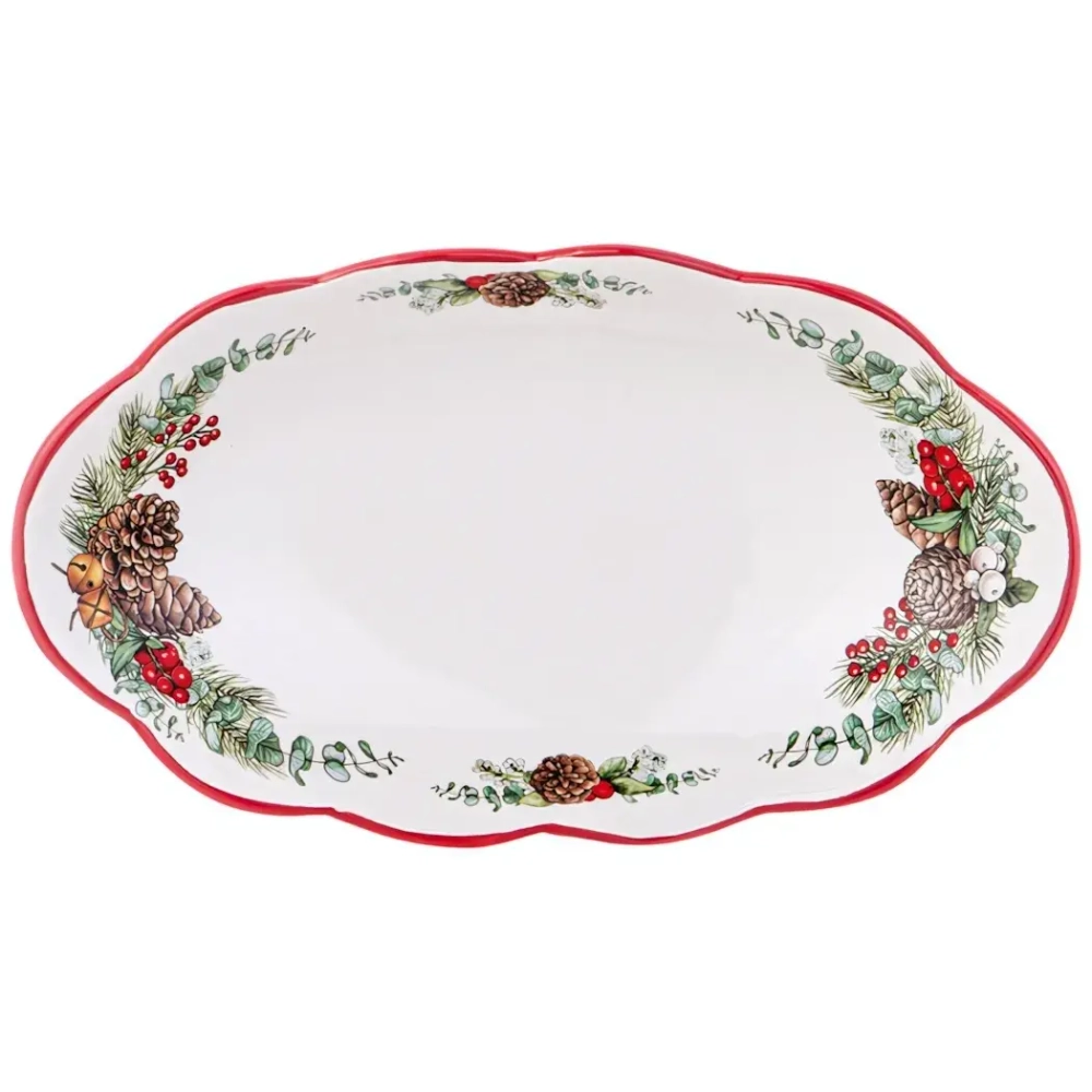 Блюдо керамическое 30,7*17,7*6см «CELEBRATION»