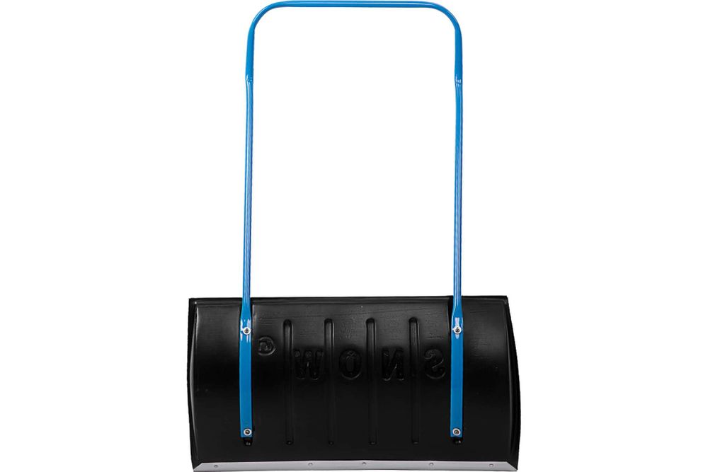 Движок для снега 790х450мм, пластиковый с алюм.планкой,П-обр.ручка СИБРТЕХ 61594