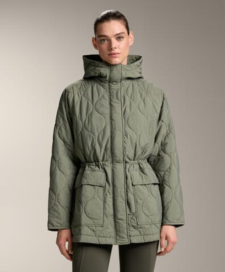 Oysho Легкая водоотталкивающая куртка FELLEX® AEROGEL с утеплителем, хаки