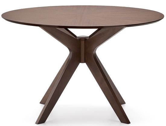 Круглый стол Naanim из орехового шпона Ø 120 см Испания La Forma