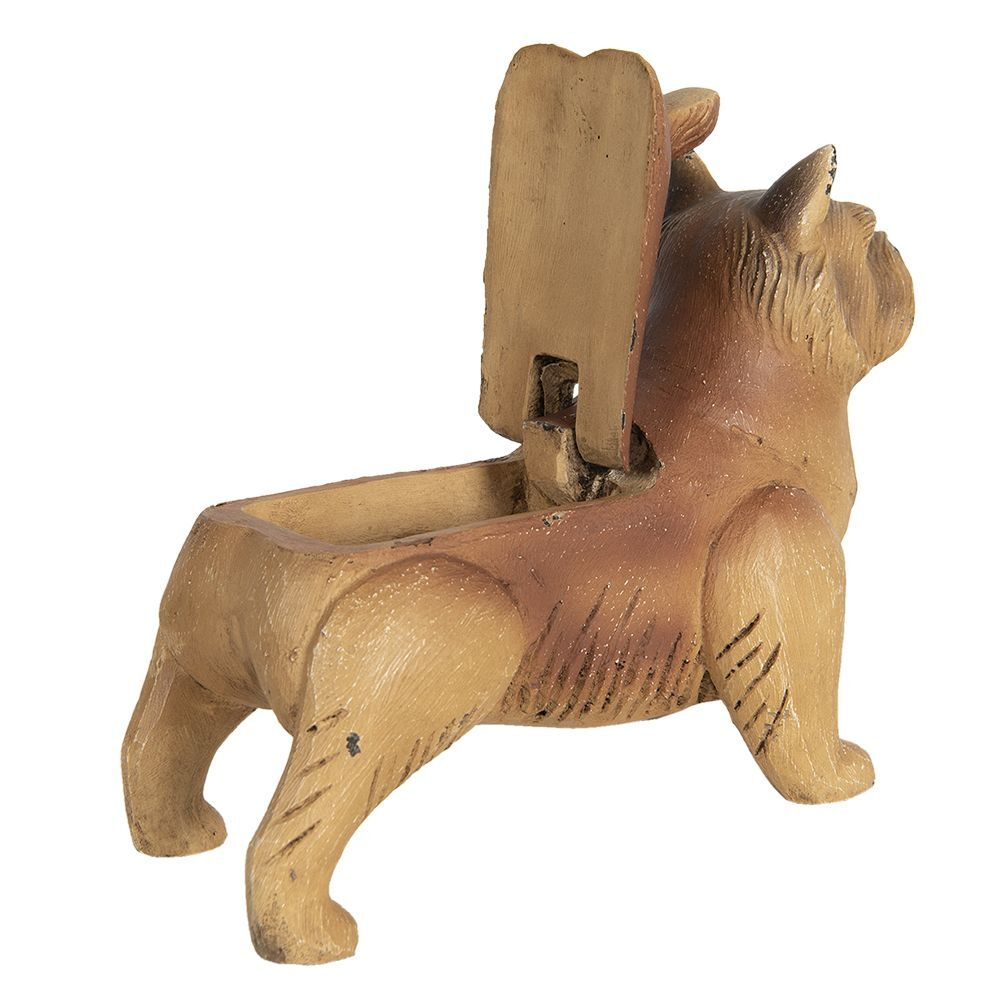 Декор "Собака" 27x13x21см Поликерамика,Дерево