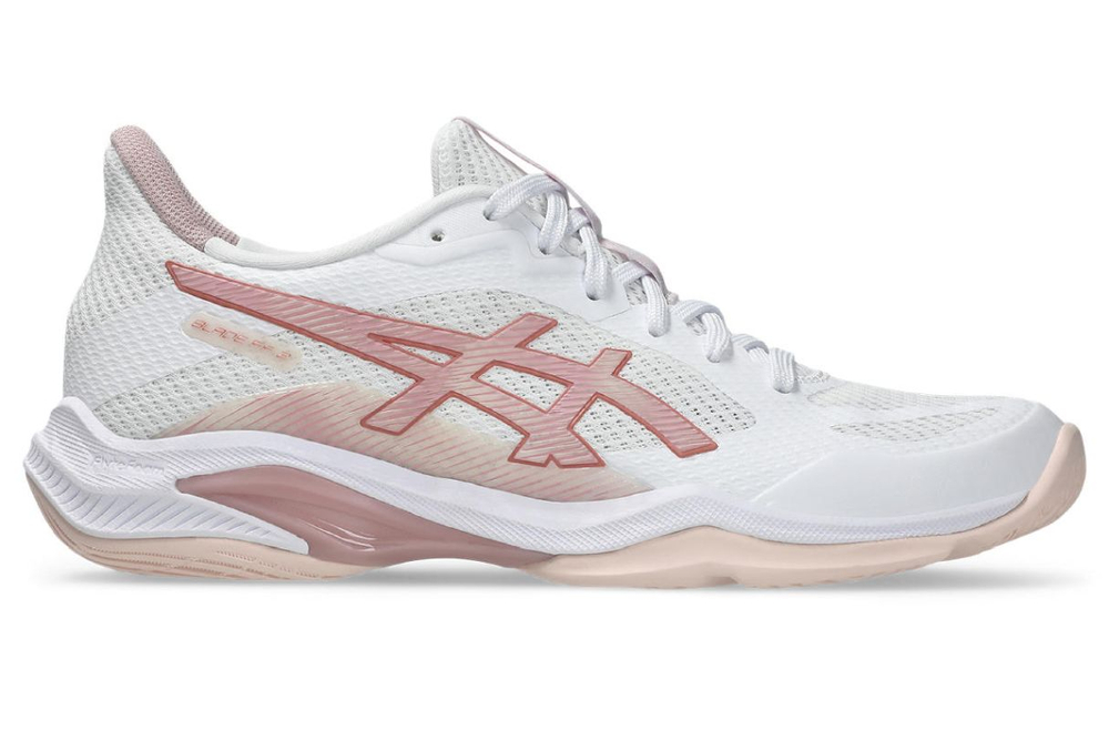 Женские кроссовки для бадминтона/сквоша Asics Blade FF 2 - white/morganite