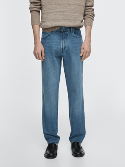 Massimo Dutti Джинсы зауженного кроя, индиго