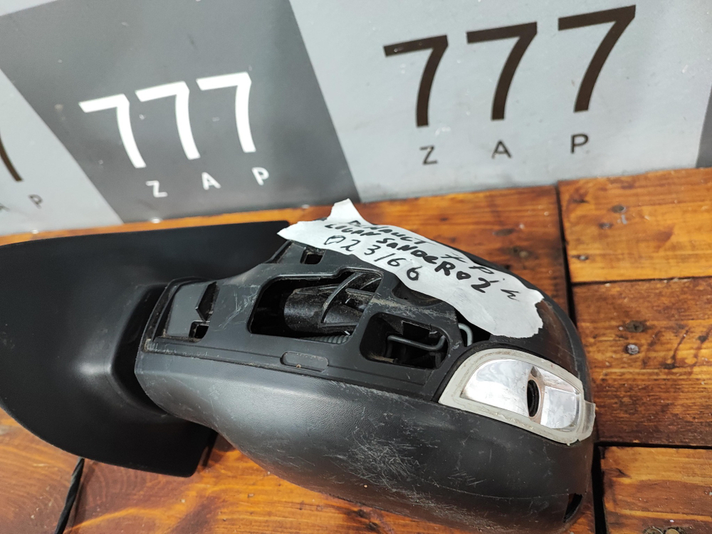 Зеркало левое 7 Pin Renault Sandero 2 13-22 Б/У Оригинал 963020829R