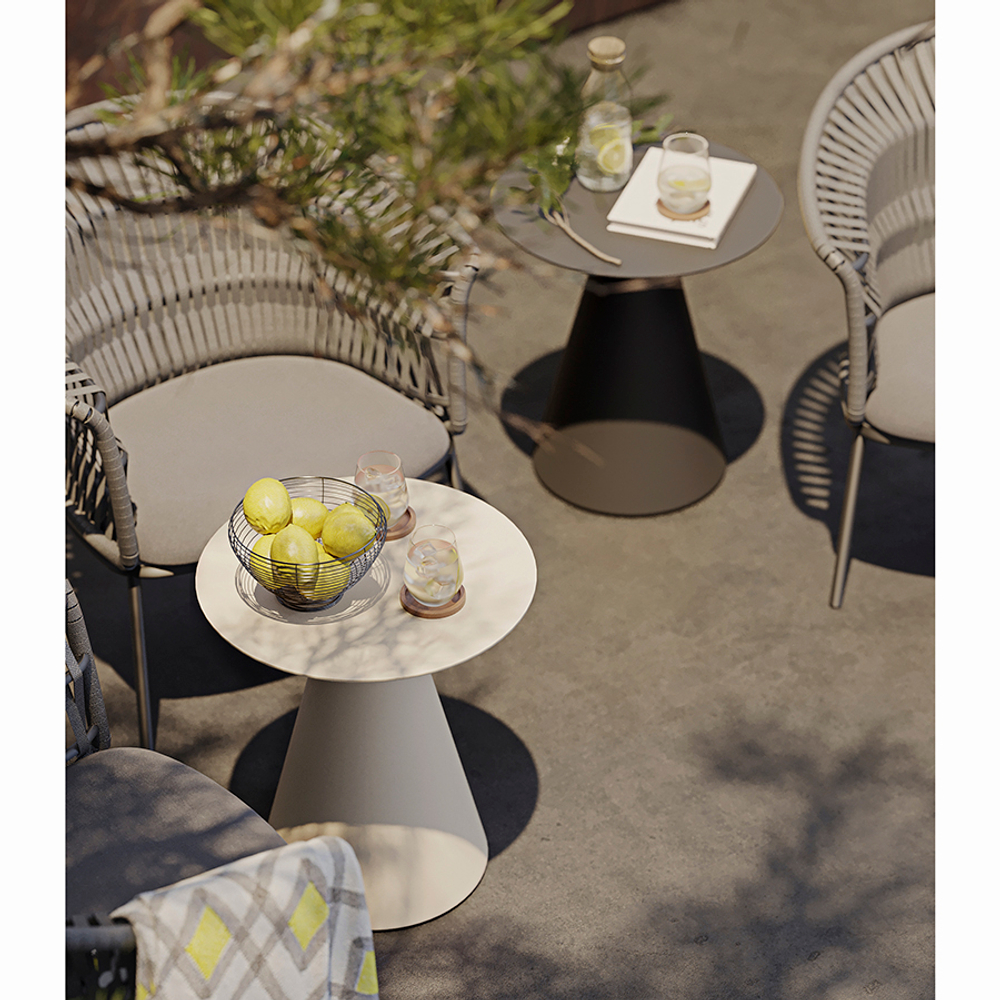 Столик кофейный Bergenson Bjorn Marius, 50 см, черный