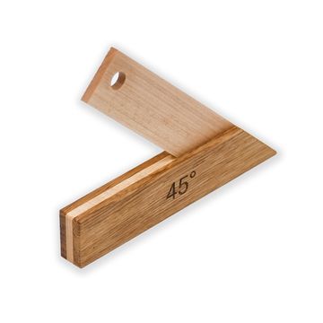 Угольник деревянный с упором, ПЕТРОГРАДЪ, 45 градусов