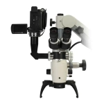 Densim Optics - стоматологический операционный микроскоп с поворотным двойным бинокуляром (0-195 градусов) и светодиодной подсветкой | Densim (Словакия)