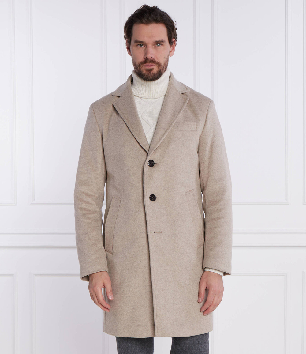 Хлопковое пальто Joop! - бежевый(30037691)