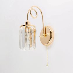 Citilux Синди CL330312 Бра хрустальное с выключателем Золото