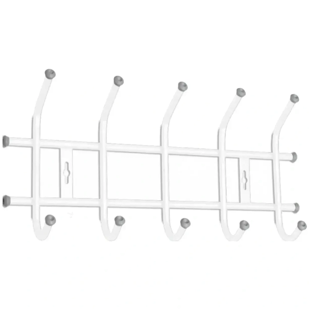 Вешалка настенная 48,5*18*6,7 (5 крючков) матовый белый ВН5/МБ