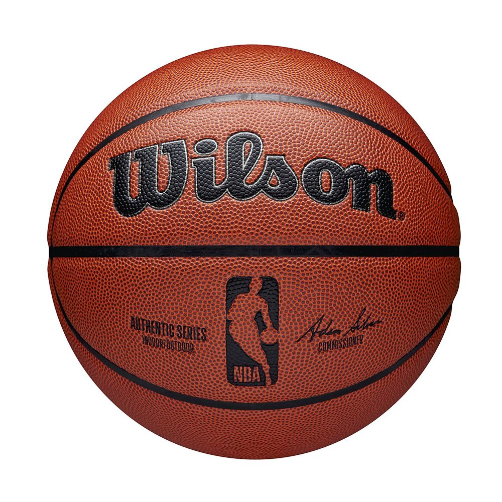 Мяч баск. WILSON NBA Authentic, WZ2016501XB7, р.7, полиуретан, коричневый