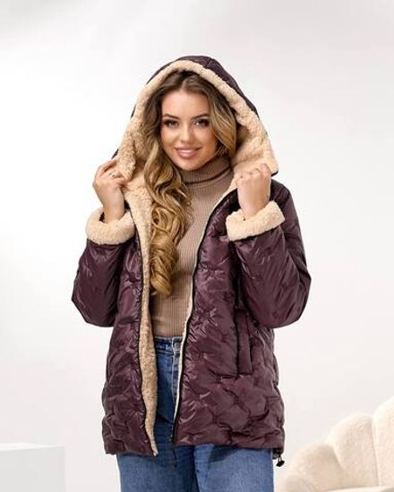 Куртка с мехом УК-4431-3 Фабрика Моды