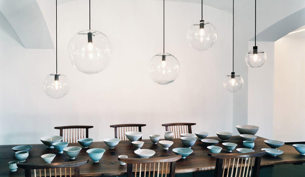 Pendant design lamp  SELENE by ClassiCon D20 (Gold)