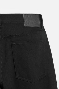 ZARA ДЖИНСЫ STRAIGHT-LEG, ЧЕРНЫЙ