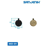 Колодки тормозные Sanjenik MD-01 для 18мм Xiaomi M365 PRO, Kugoo HX, M2 PRO