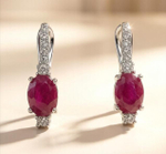 Ювелирные серьги из серебра 925 пробы