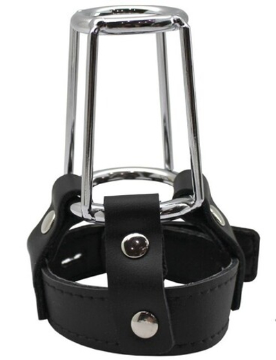 Пояс верности для мужчин от PentHouse BDSM (Цвет: черный с серебряным)