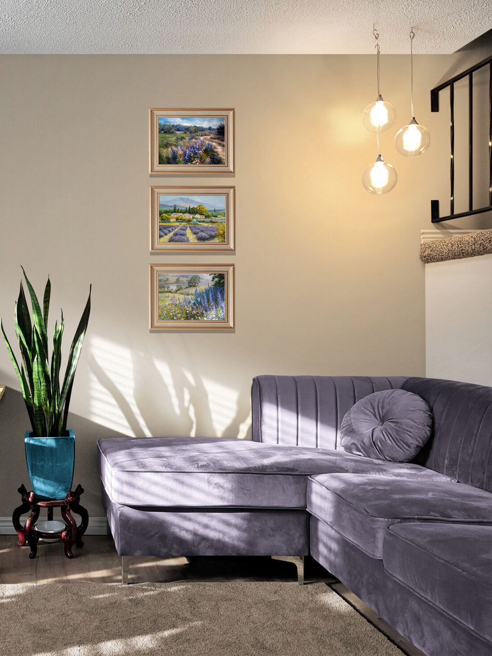 Картина на стену для интерьера на холсте в раме 32*42 см