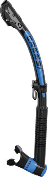 Трубка Cressi Itaca Ultra Dry черно-синяя