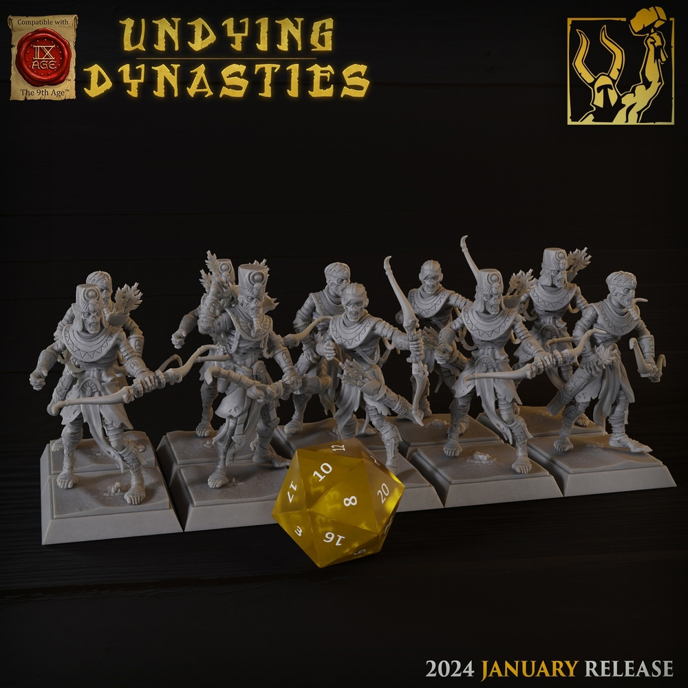 Tomb Kings Warriors Pack Bows