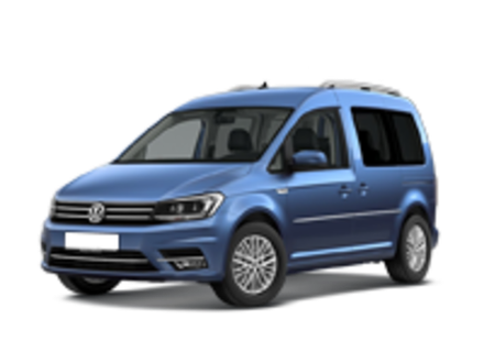 Багажники на Volkswagen Caddy IV 2015-2019 на рейлинги